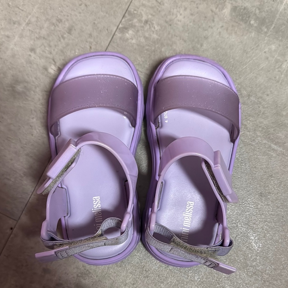 Mini Melissa Purple Kids Sandals